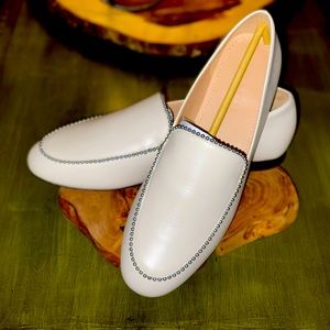 Coach (Brand New) Chalk Harper Bead Flats